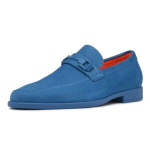 The Caprio S Lt Blue Suede Bit Loafer